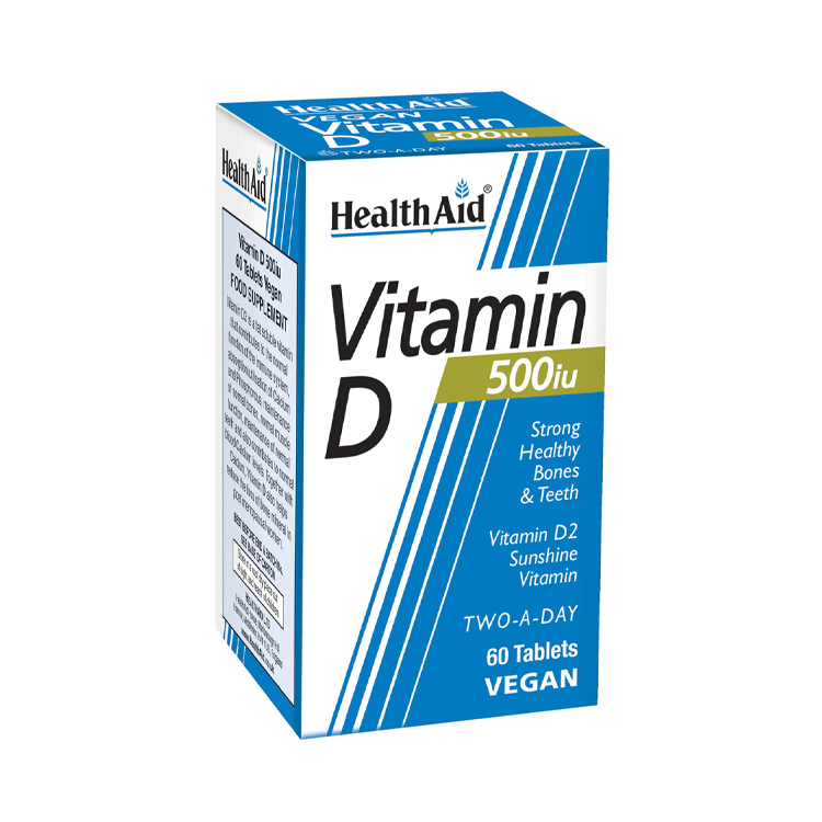 Health Aid Vitamin D 500iu 60 tabs